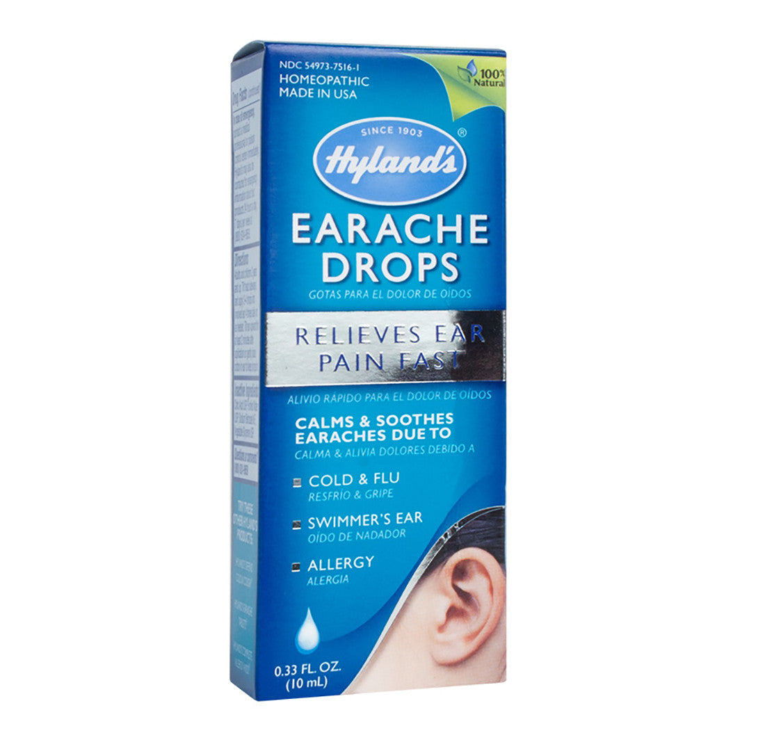 Hylands Homeopathic Earache Drops For All Ages - 0.33 Oz